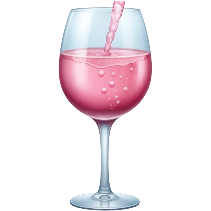 🍷alter emoji into pink drink  emoji