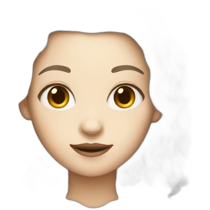 white witch with brown pixie hair emoji