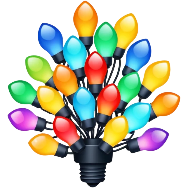 colorful lights emoji