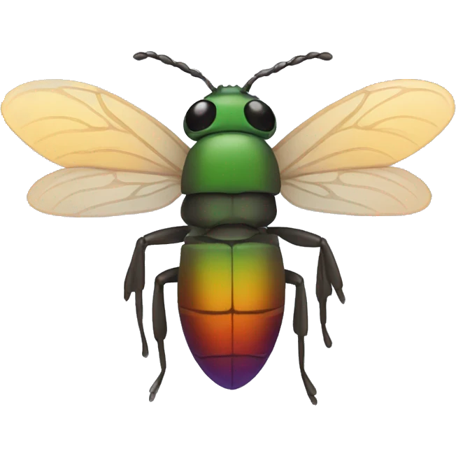 LGBT bug emoji