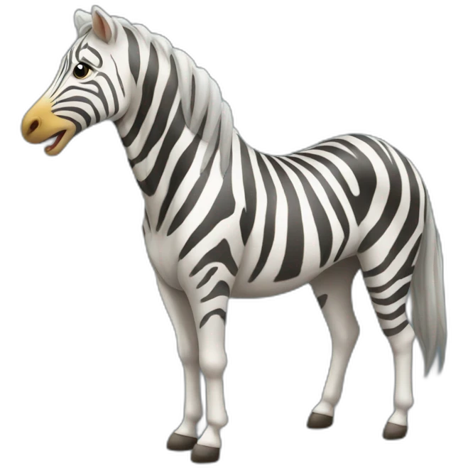 Caballo cebra emoji