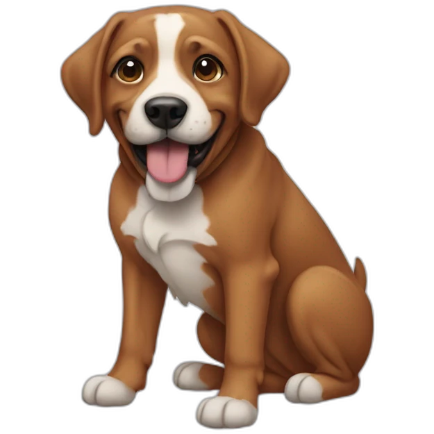 Dog floss emoji