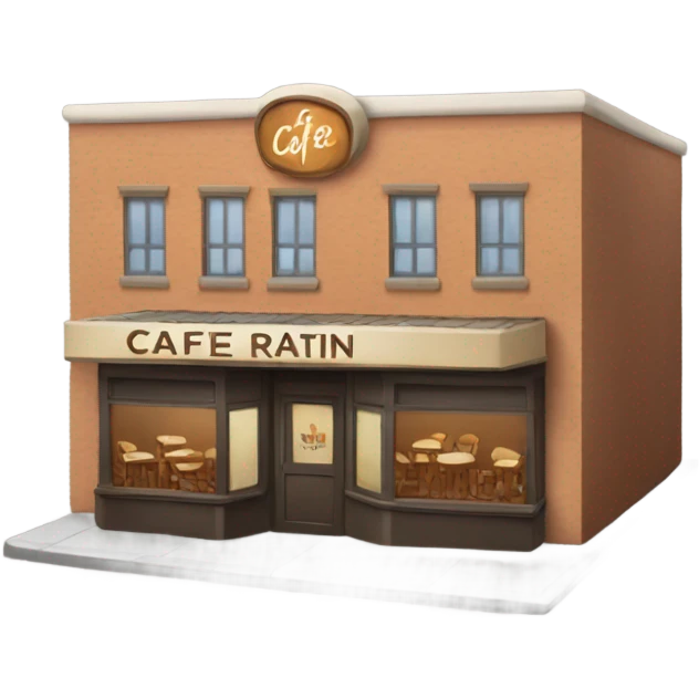 Cafe Ratin name of cafe emoji