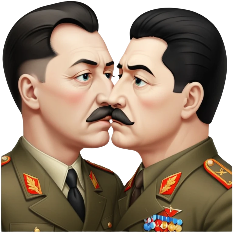 Гитлер целуется с сталином  emoji