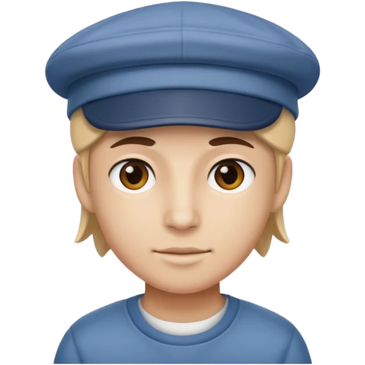 Un bélico con una gorra tombochio  emoji