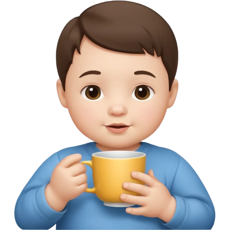 Babie Holding Cups emoji