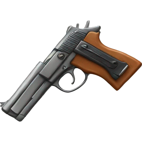 pistol with bow  emoji