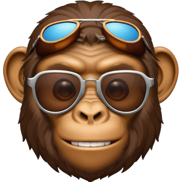 ape with sunglases emoji
