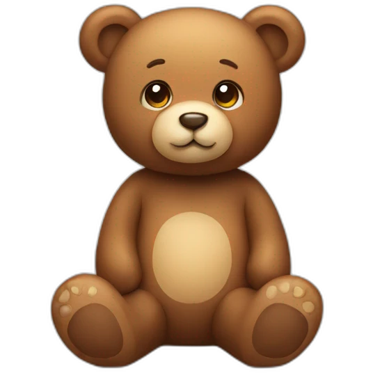 cute teddy bear emoji