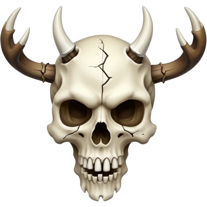 Wendigo skull  emoji