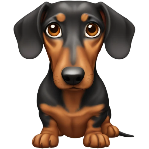 Dachshund Dapple  emoji