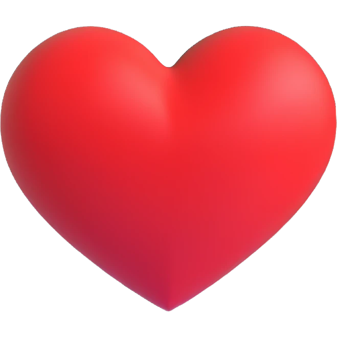 red heart emoji