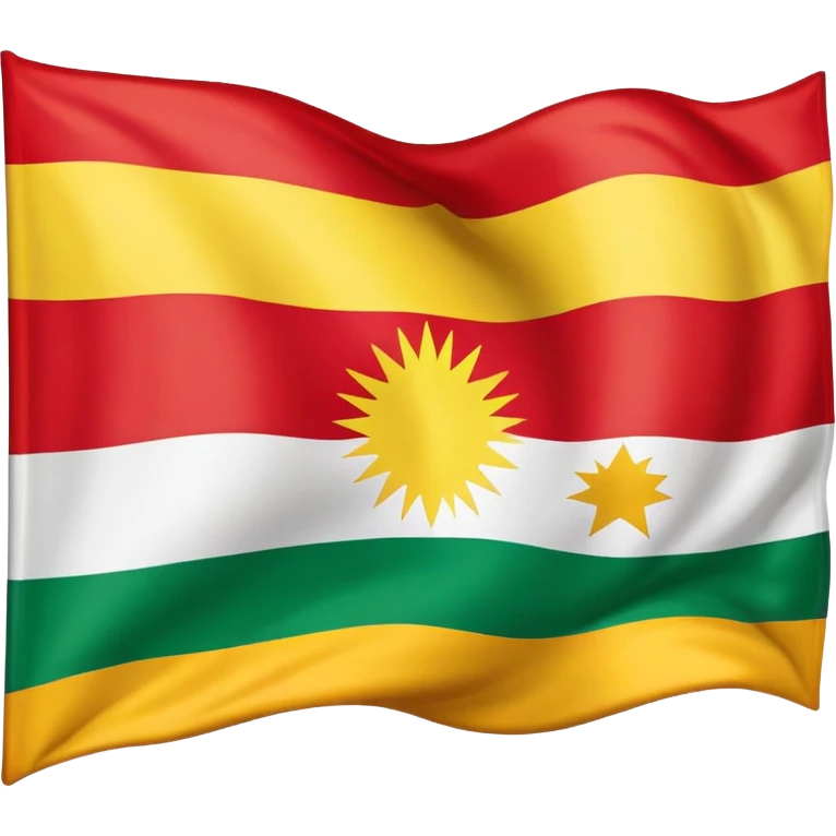 Kurdisch flag emoji