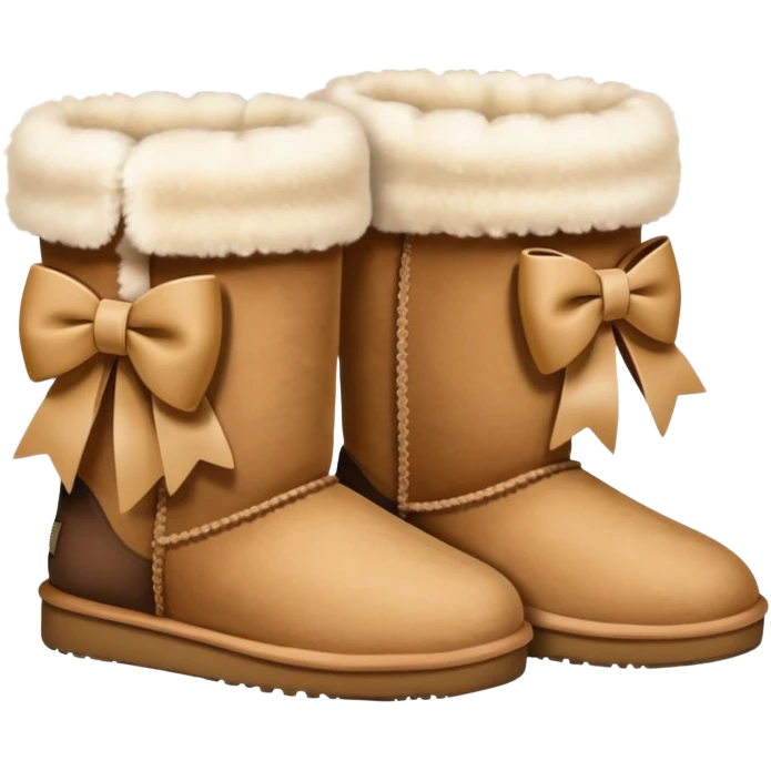 Uggs with bows  emoji