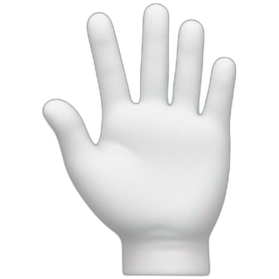 Emoji showing smart gesture emoji