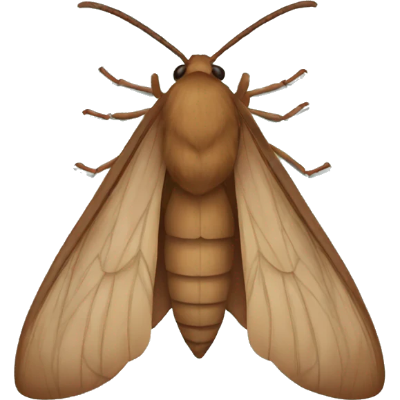 Brown Moth emoji
