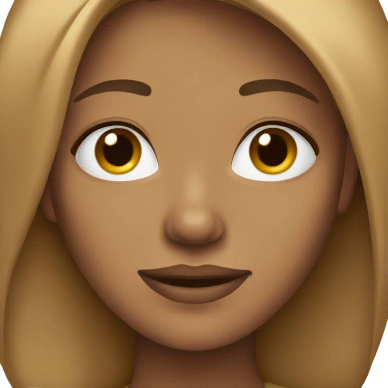 Light brown hair  emoji