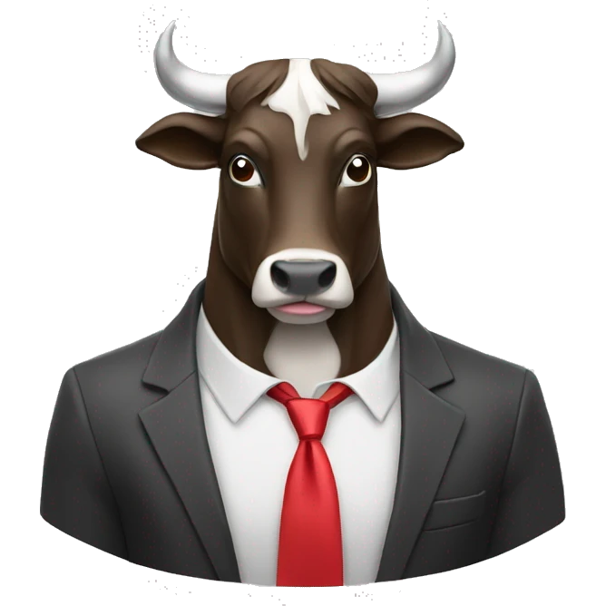 Crypto bull emoji