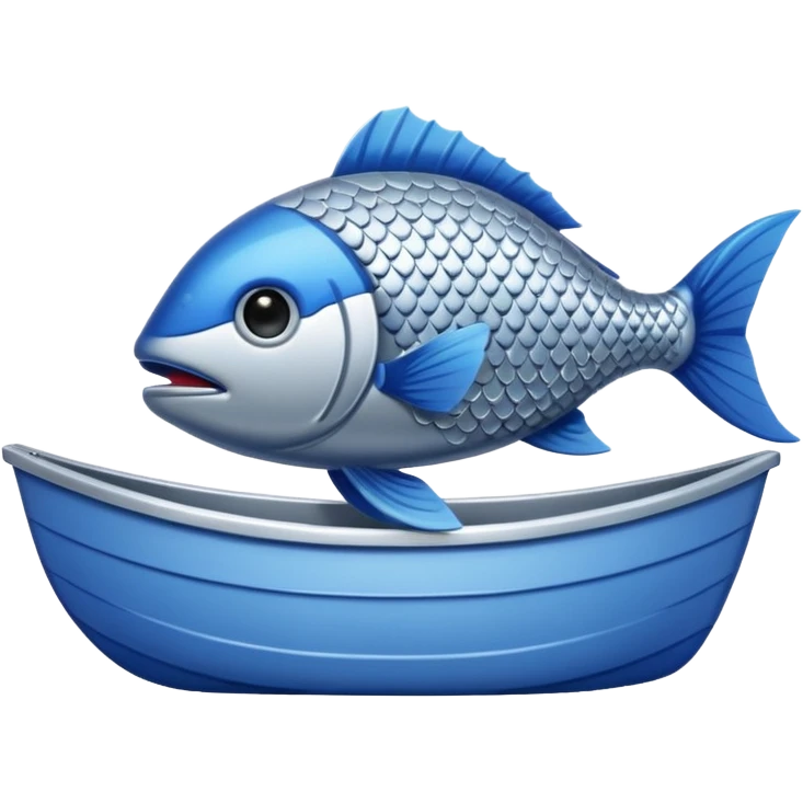 poisson dans un bateau emoji