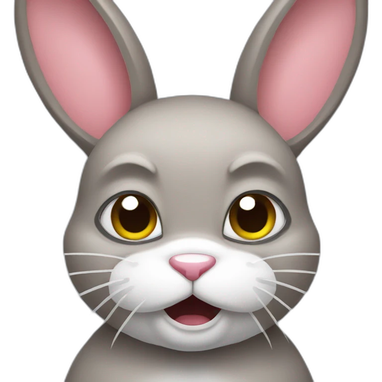 angry bunny emoji