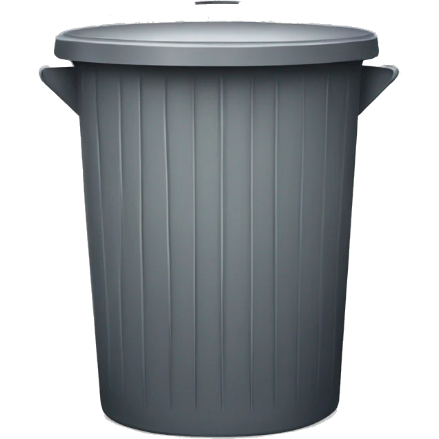 Trash can emoji