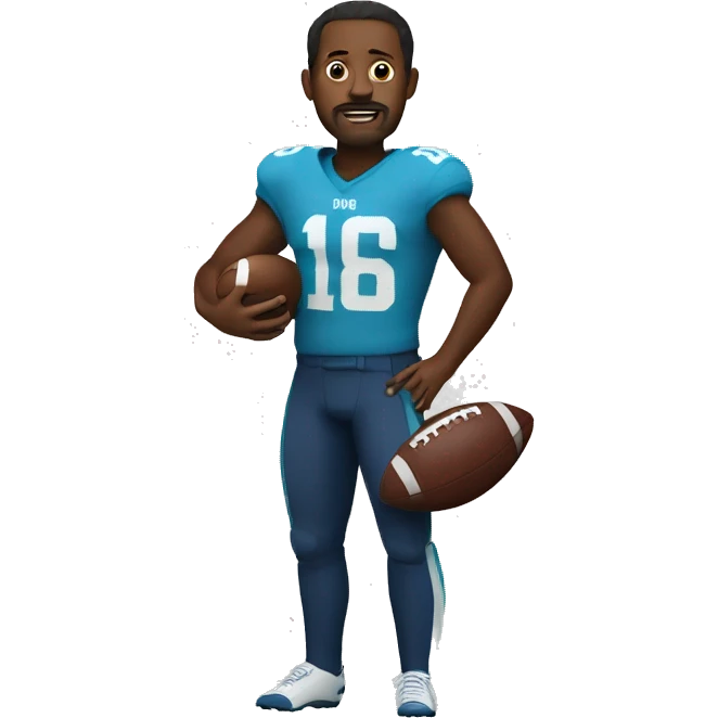 George Pickens with a football in his hand emoji