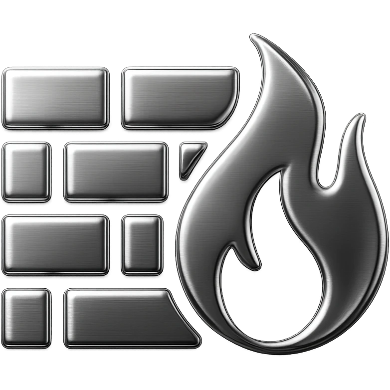 chrome style network firewall emoji