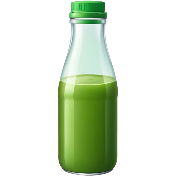 Green juice bottled emoji