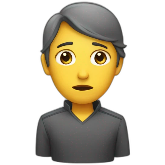 cacher sa tristesse emoji
