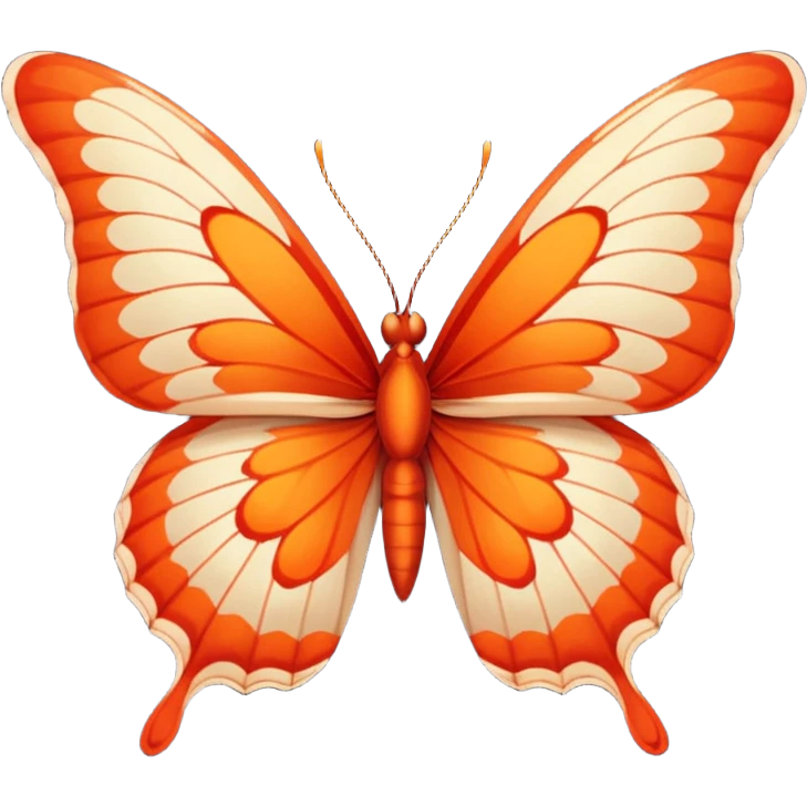 Red butterfly emoji