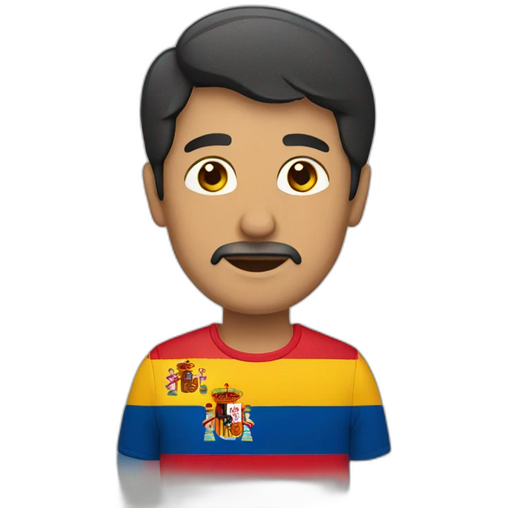 Men with spanish flag emoji