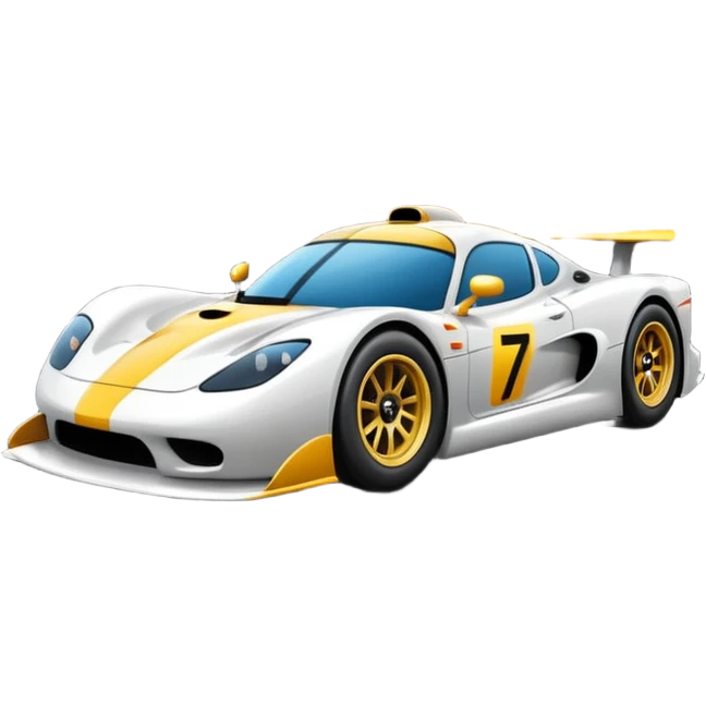 race car with track and cool background emoji