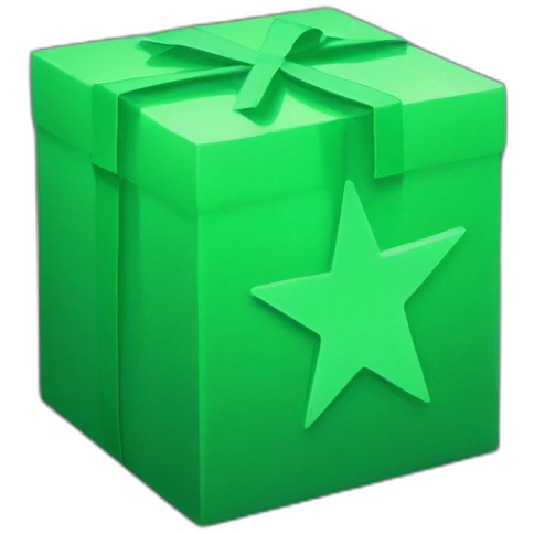 asterisk in green box emoji