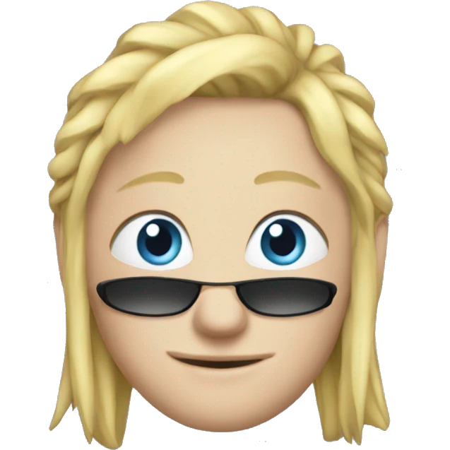 Blonde good looking darts player emoji