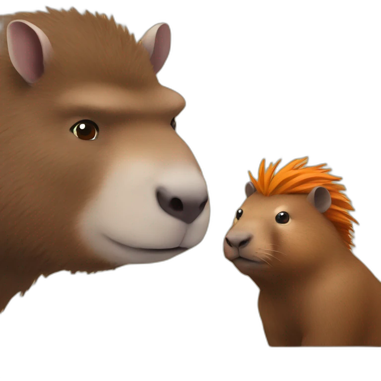 Capibara con Goku emoji