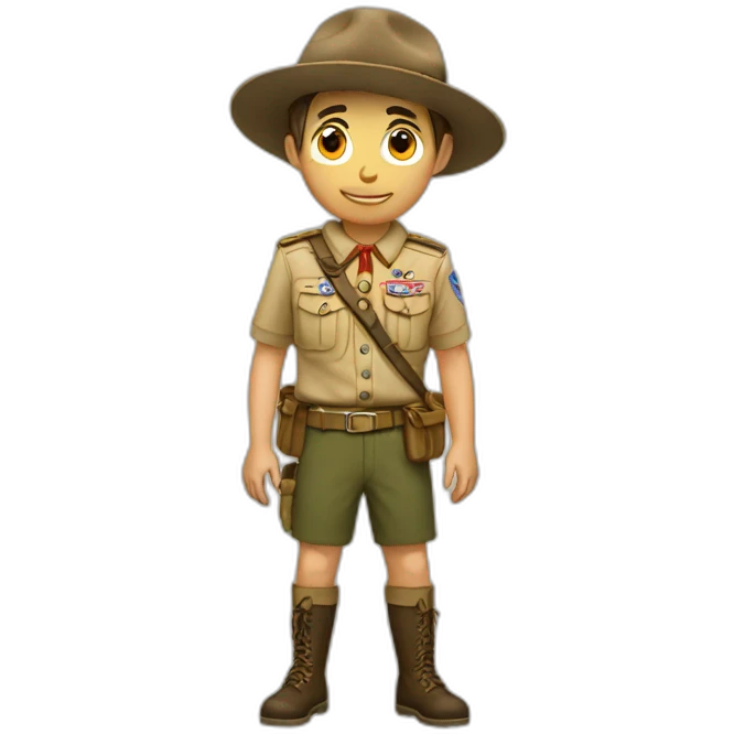 Scout français  emoji