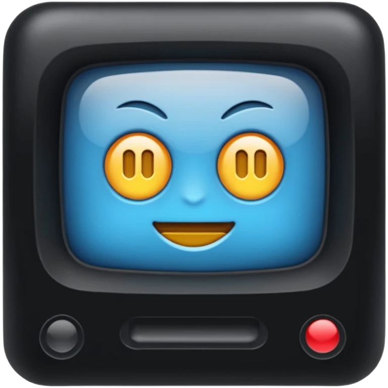 монитор с пустым экраном emoji