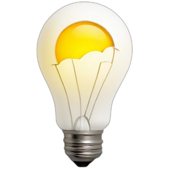 paper and light bulb emoji