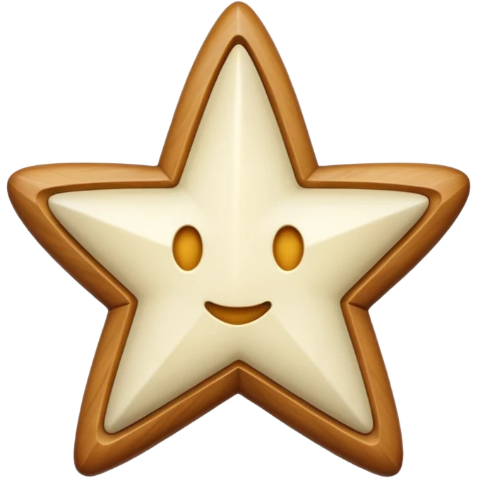 star carved from ivory emoji