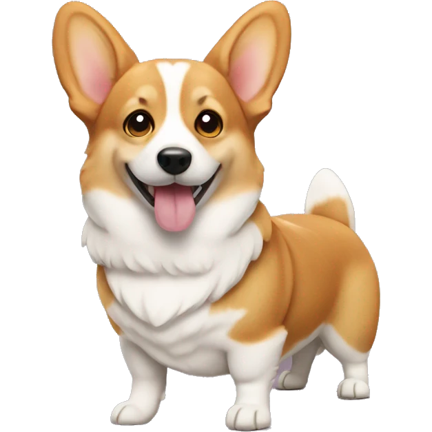 Lovely corgi emoji