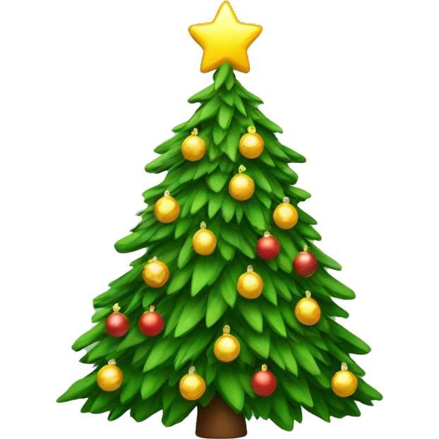 Christmas tree emoji