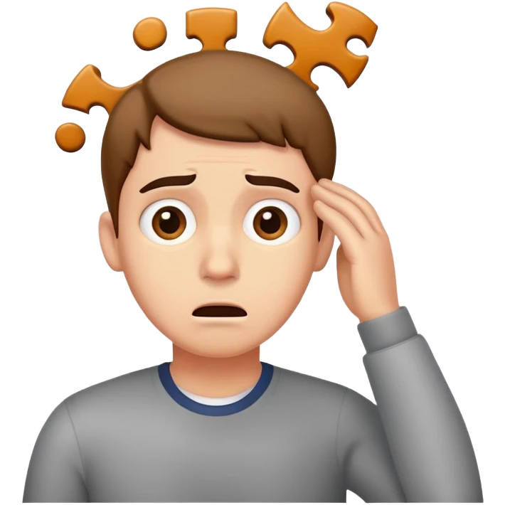 Scratching head in comfusion emoji