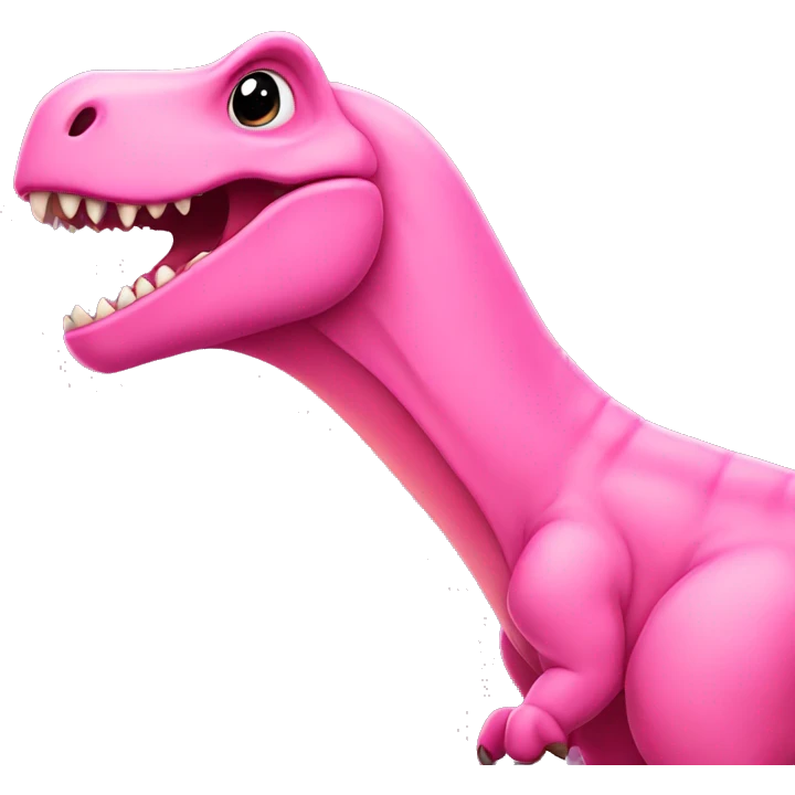 Pink dinosaur emoji