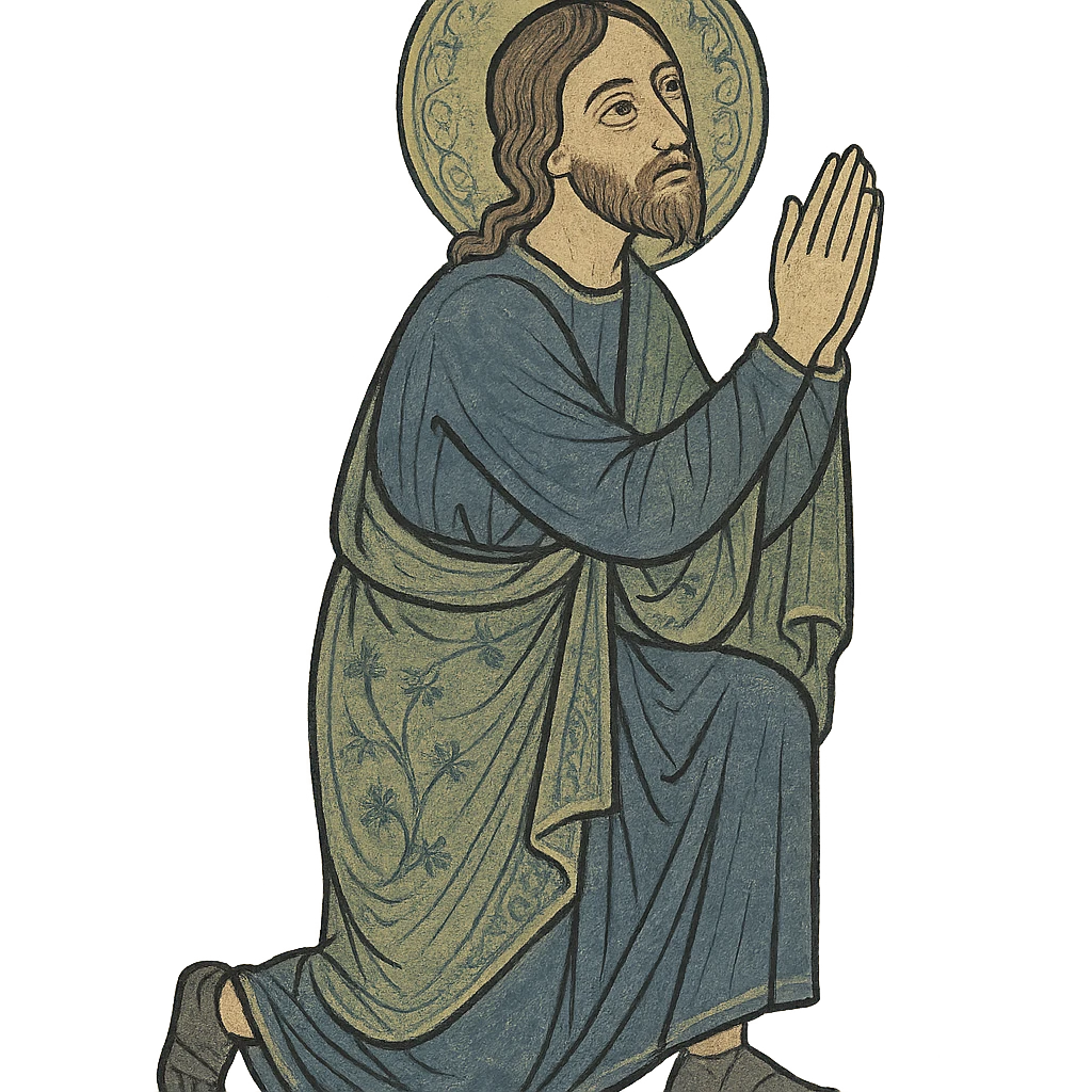 jesus praying  emoji