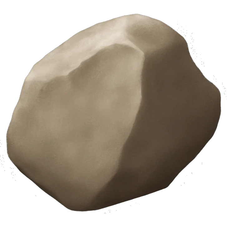 generate a rock/stone brown emoji emoji