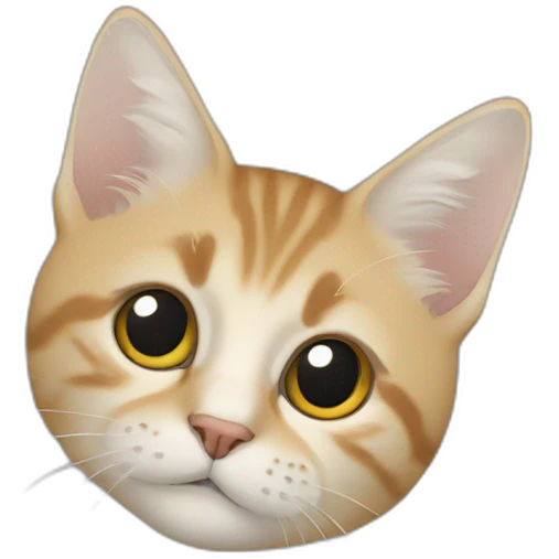 Chat sur tourtue emoji