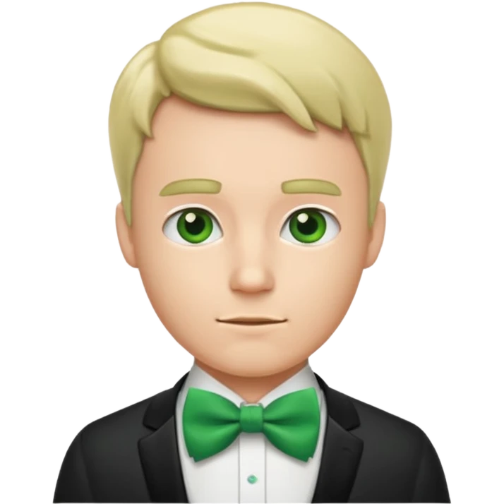 guy with green bow tie emoji