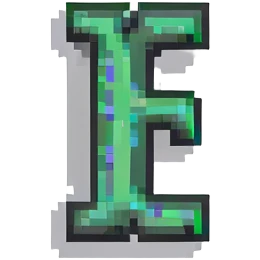 letters BLK in black color emoji