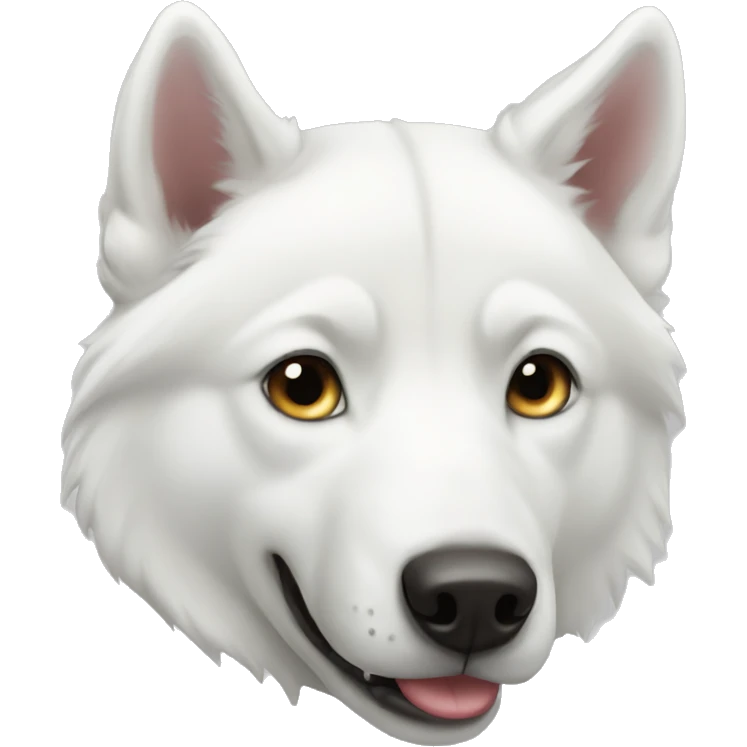 white-husky emoji