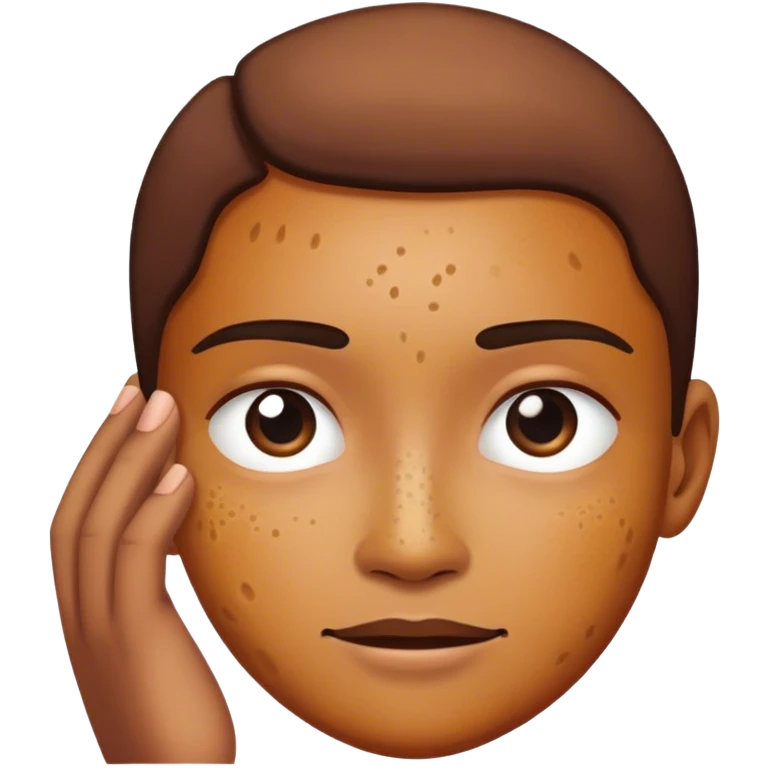 Hyperpigmentation meme emoji